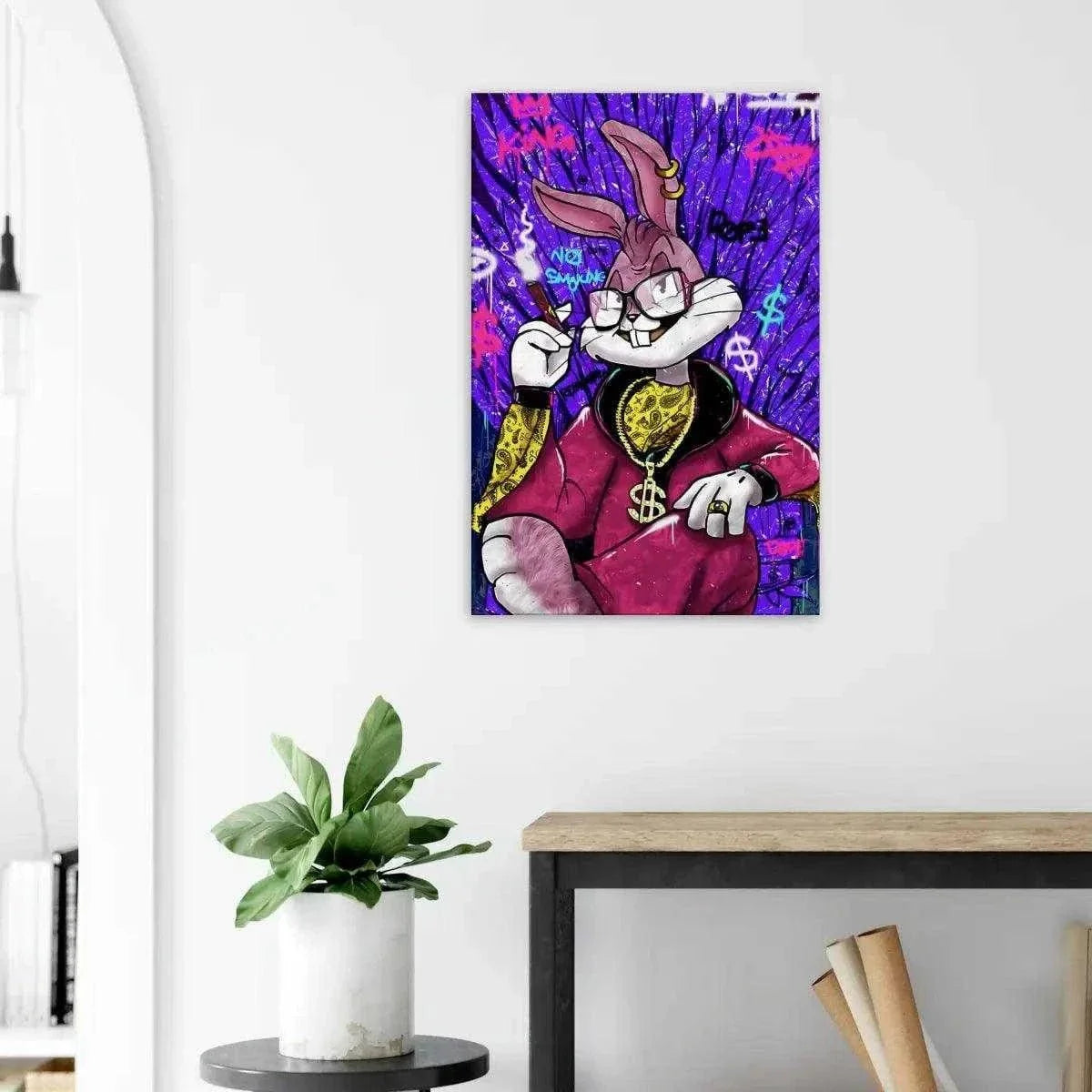 Smoking Bugs - Leinwandbild Pop Art