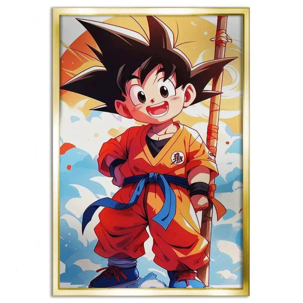 Son Goku - Dragon Ball - Anime Leinwandbild