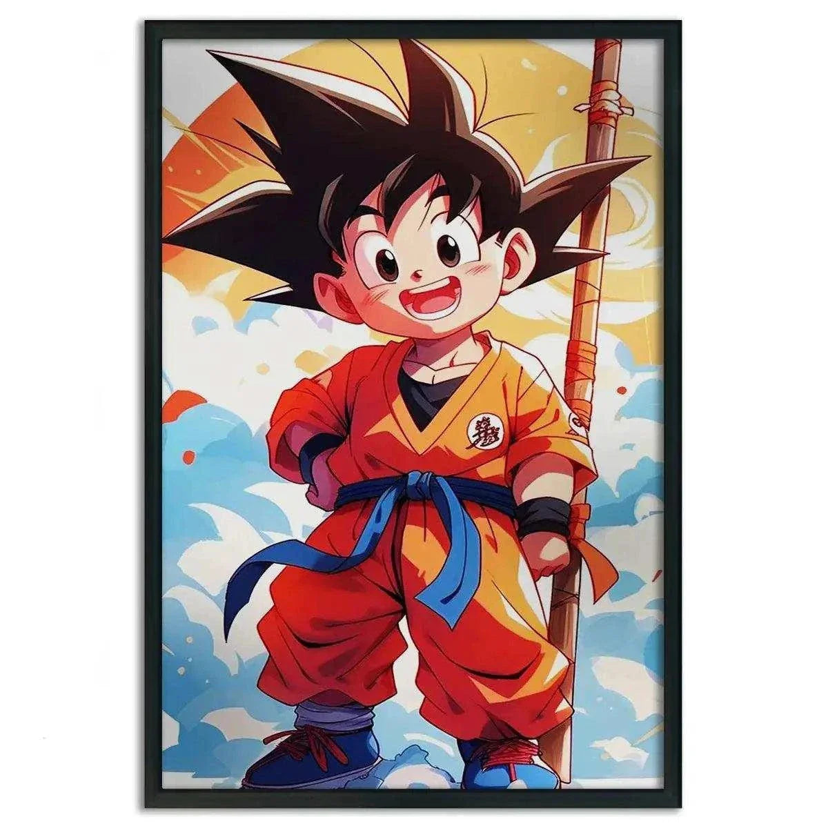Son Goku - Dragon Ball - Anime Leinwandbild