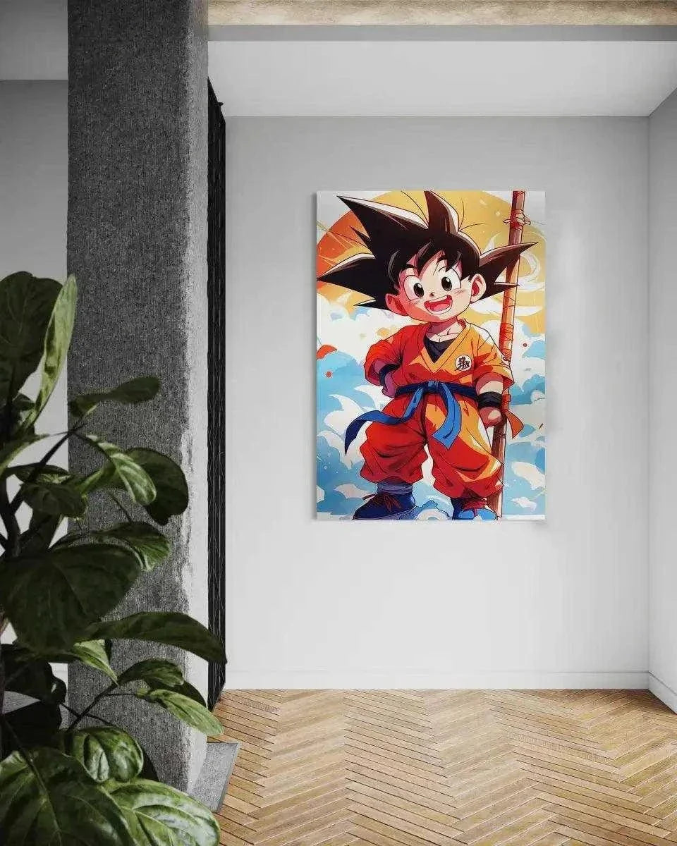 Son Goku - Dragon Ball - Anime Leinwandbild