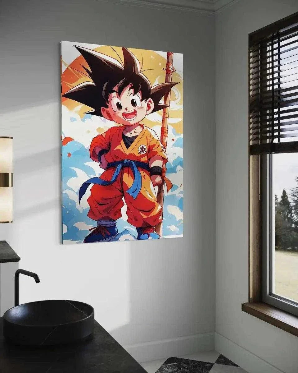 Son Goku - Dragon Ball - Anime Leinwandbild