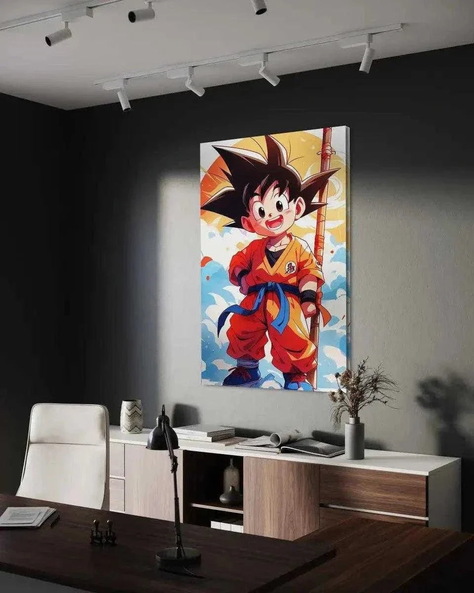 Son Goku - Dragon Ball - Anime Leinwandbild