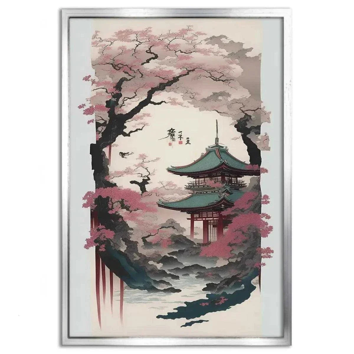 Spring in Japan - Leinwandbild Japanisch