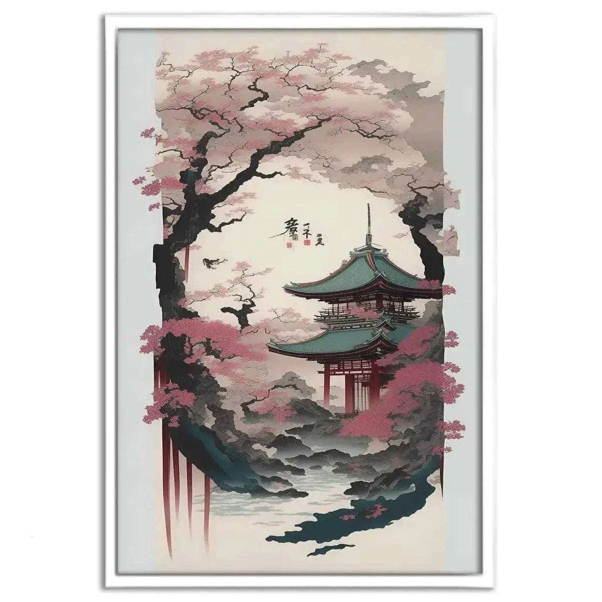 Spring in Japan - Leinwandbild Japanisch