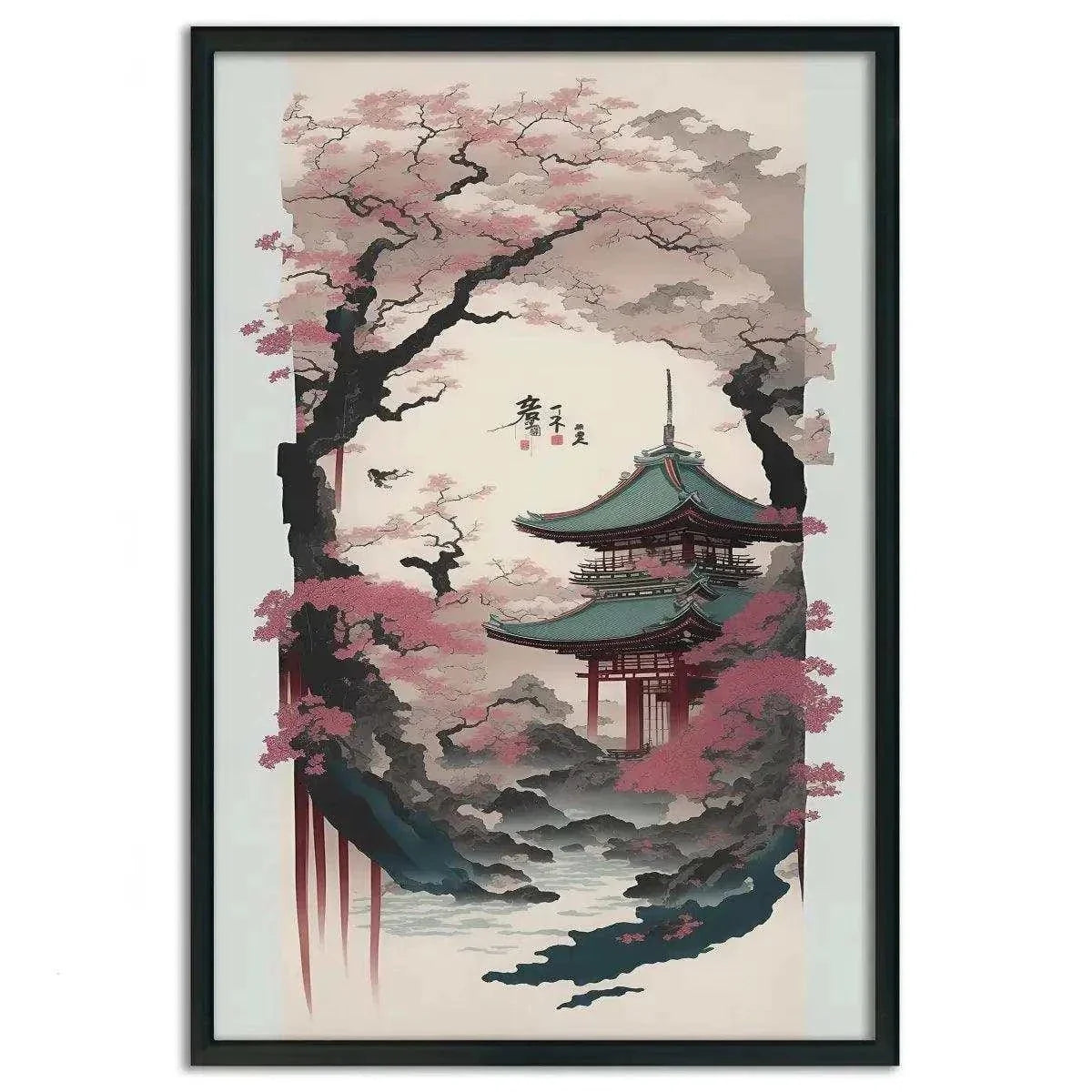 Spring in Japan - Leinwandbild Japanisch