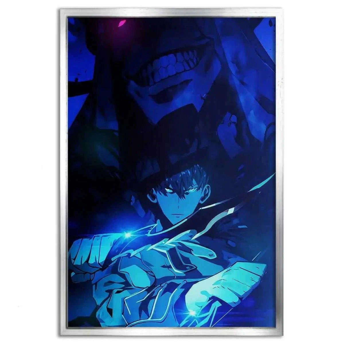 Sung Jinwoo Blue - Solo Leveling - Anime Leinwandbild
