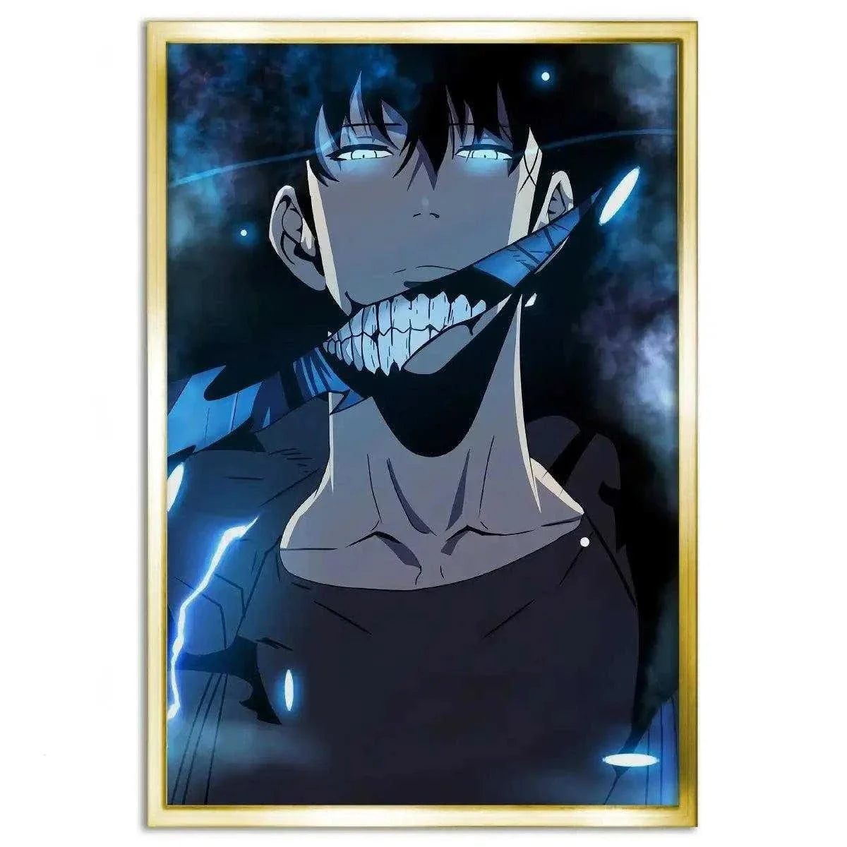 Sung Jinwoo Smile - Solo Leveling - Anime Leinwandbild