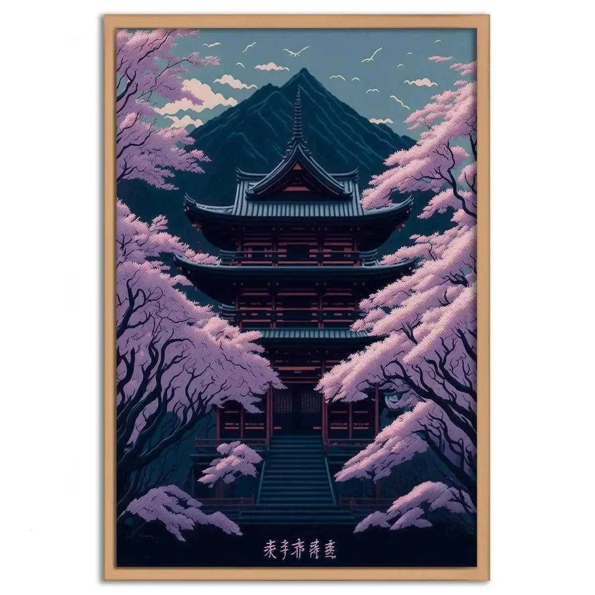 Temple of Life - Leinwandbild Japanisch