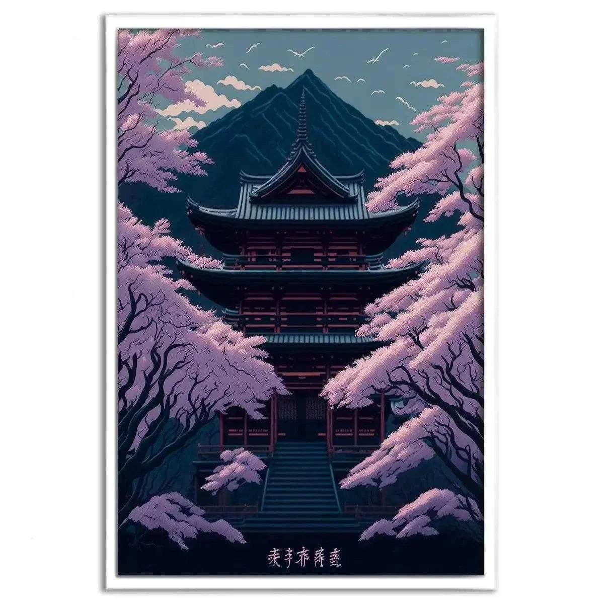Temple of Life - Leinwandbild Japanisch