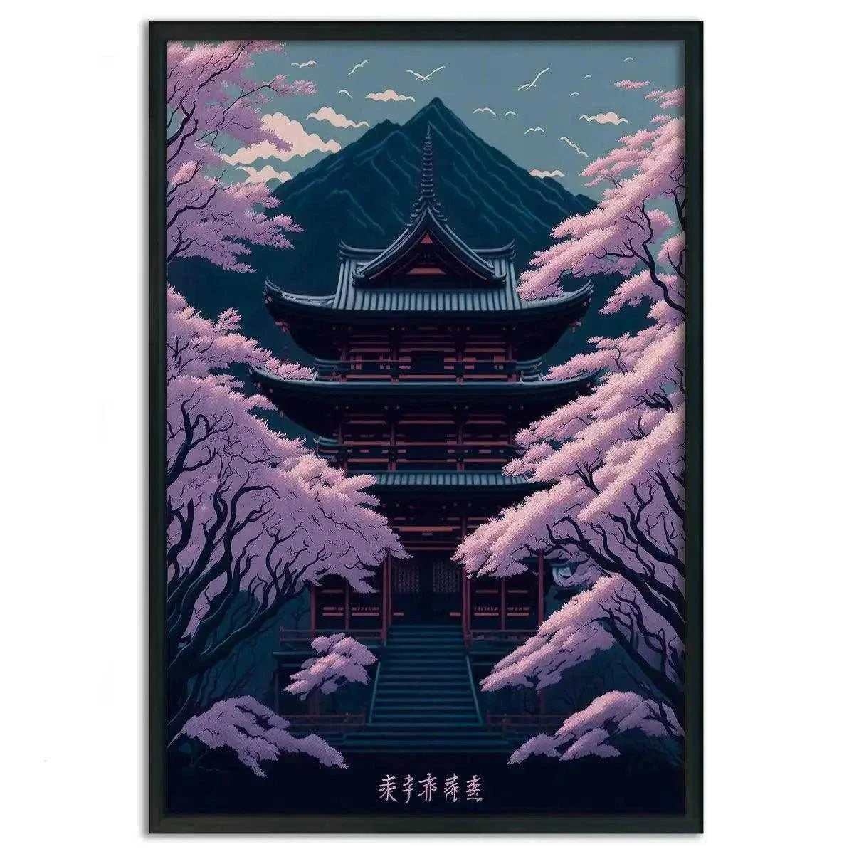 Temple of Life - Leinwandbild Japanisch