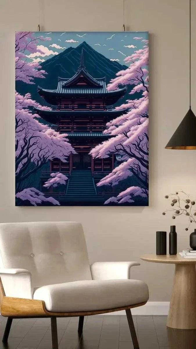 Temple of Life - Leinwandbild Japanisch
