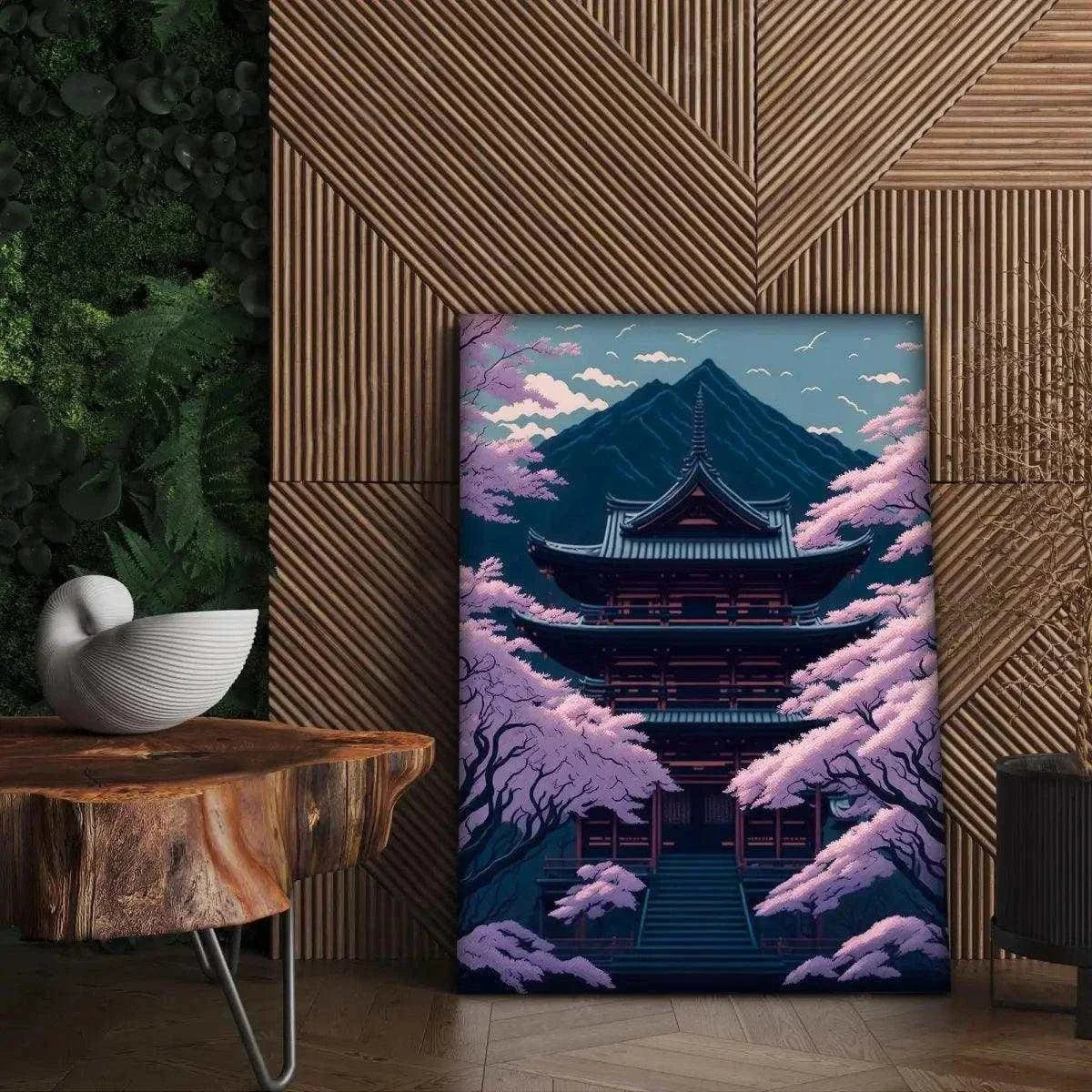 Temple of Life - Leinwandbild Japanisch