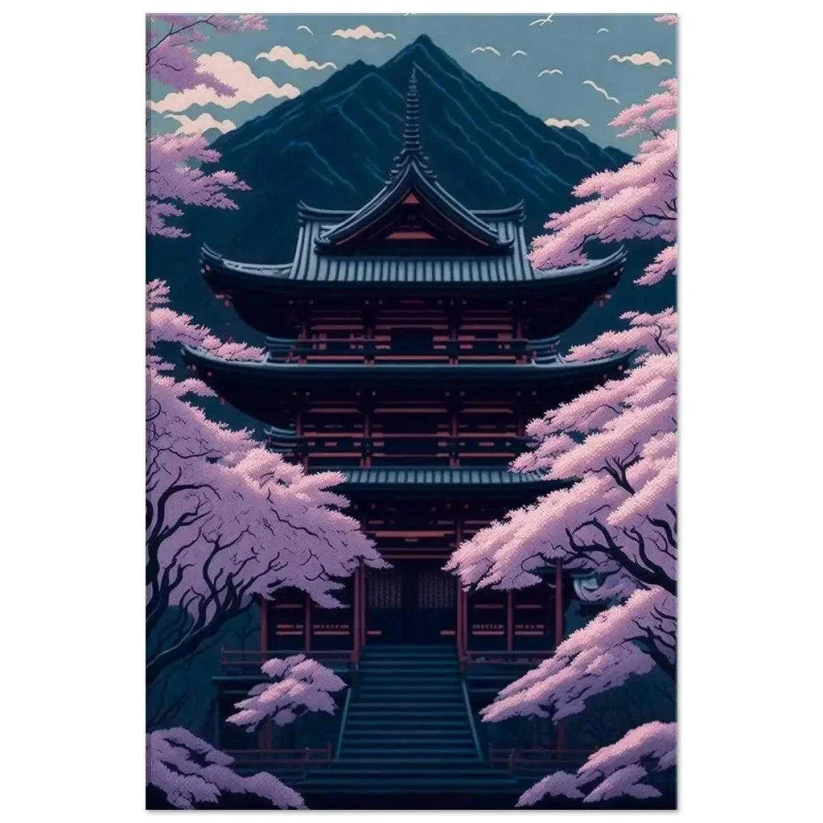 Temple of Life - Leinwandbild Japanisch