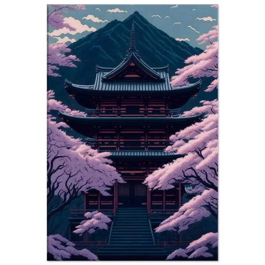Temple of Life - Leinwandbild Japanisch