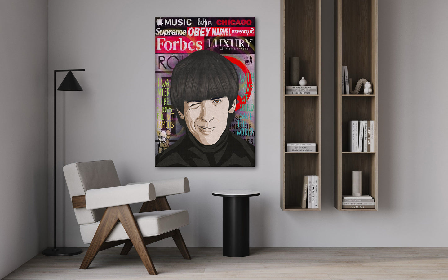 The Beatles 3 - Leinwandbild Pop Art