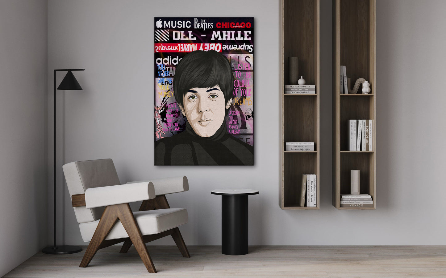 The Beatles - Leinwandbild Pop Art
