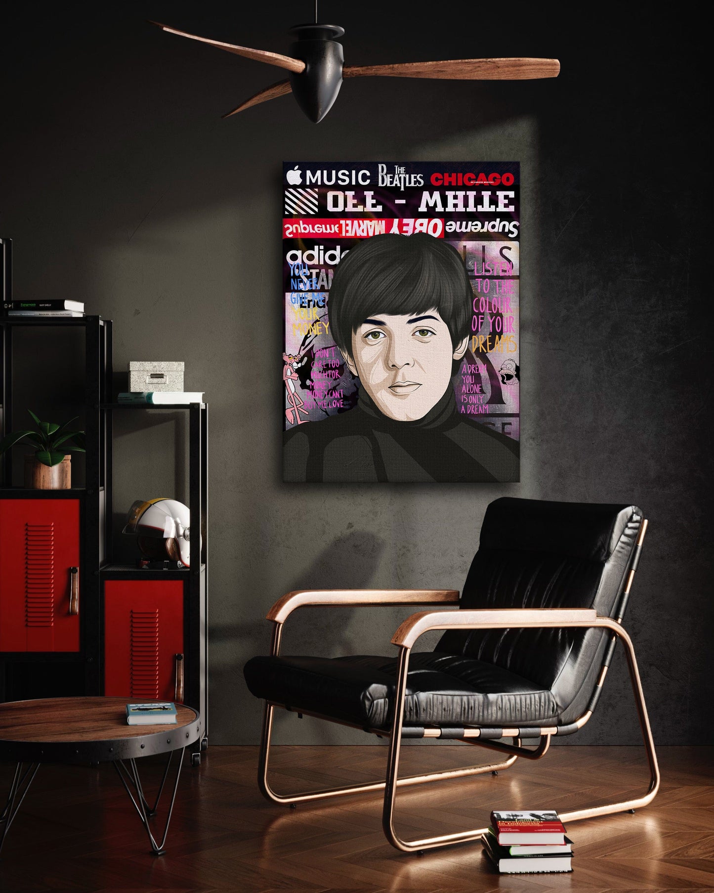 The Beatles - Leinwandbild Pop Art