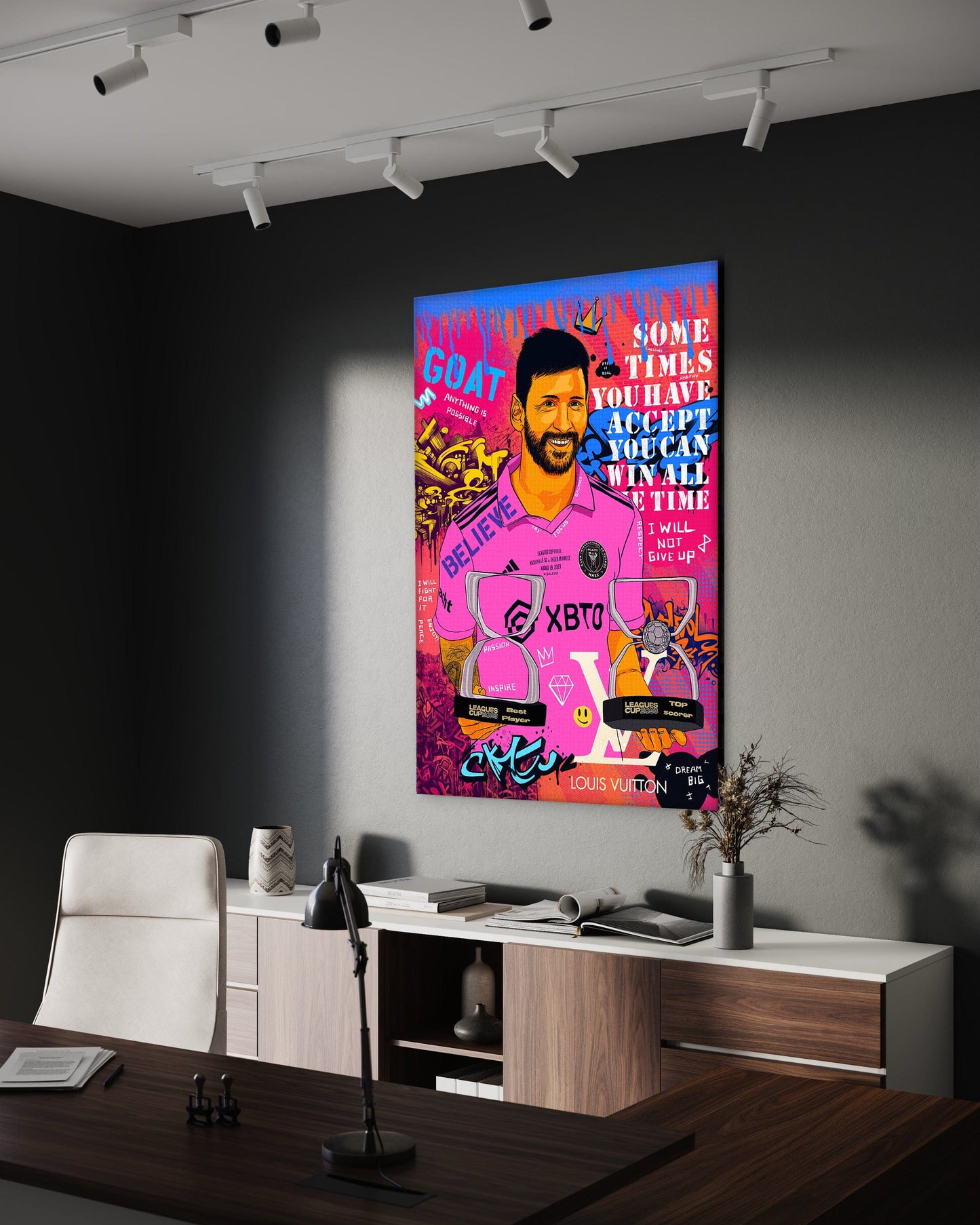 The Goat - Leinwandbild Pop Art