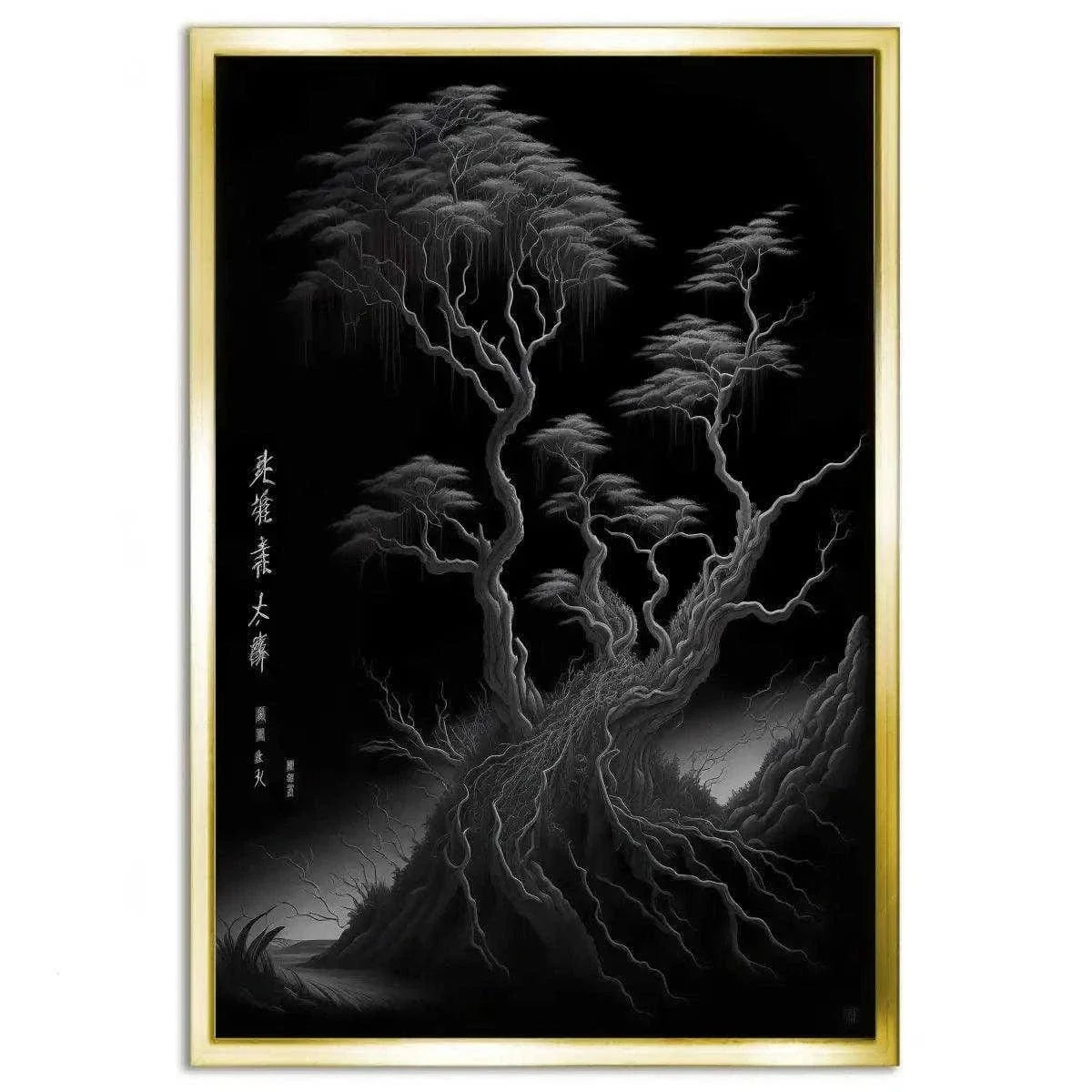 The Tree Of Eternal Life - Leinwandbild Japanisch