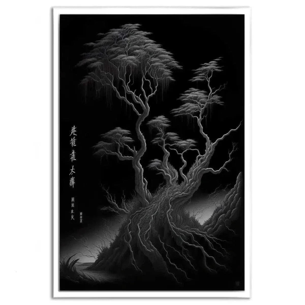 The Tree Of Eternal Life - Leinwandbild Japanisch