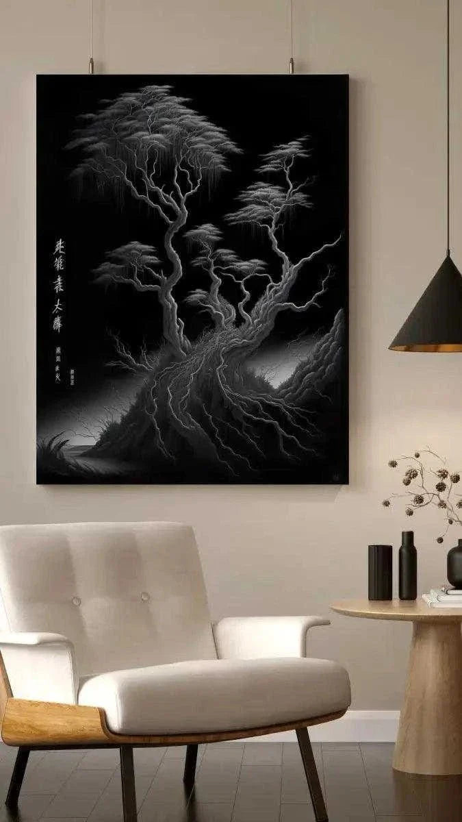 The Tree Of Eternal Life - Leinwandbild Japanisch
