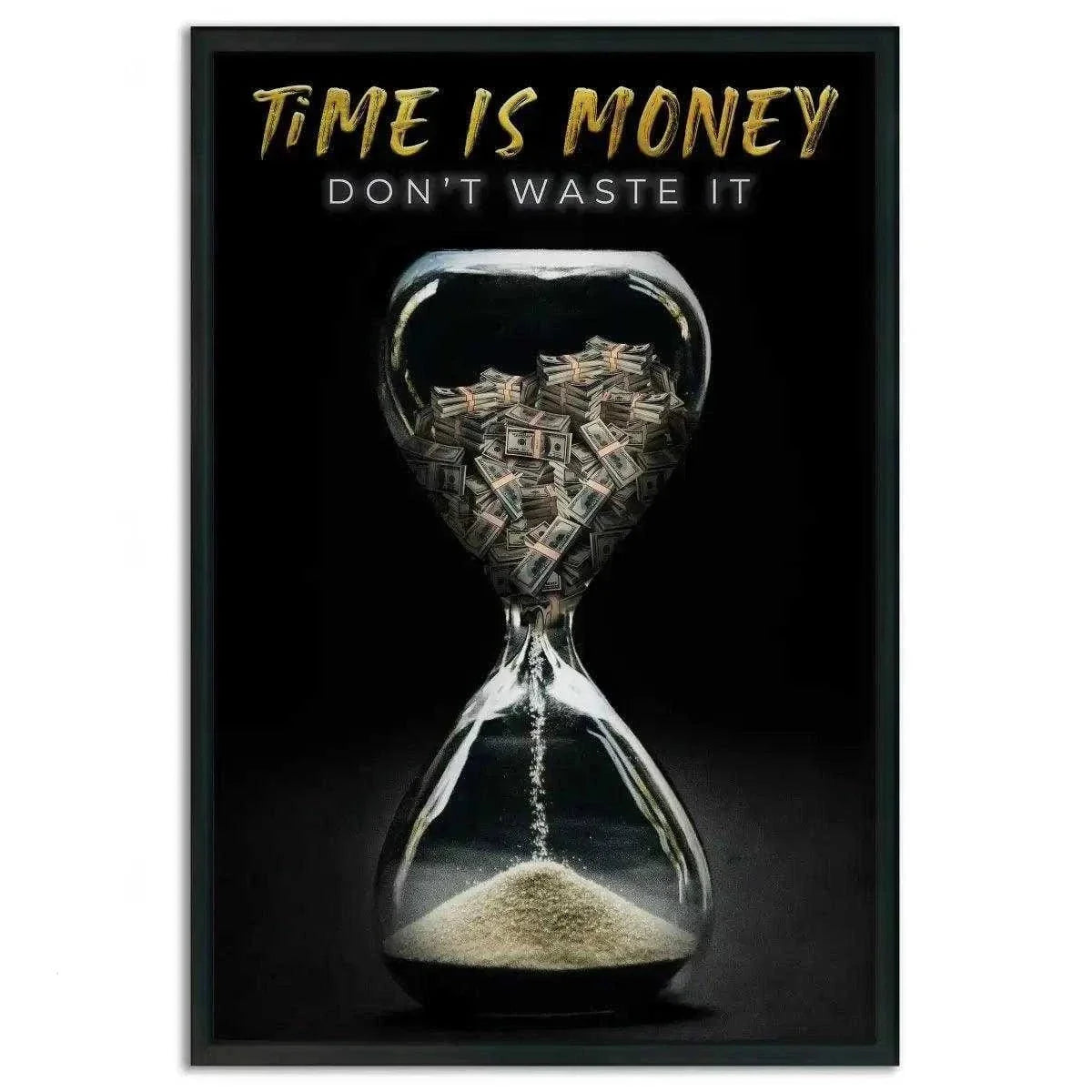 Time is money - Leinwandbild Motivation