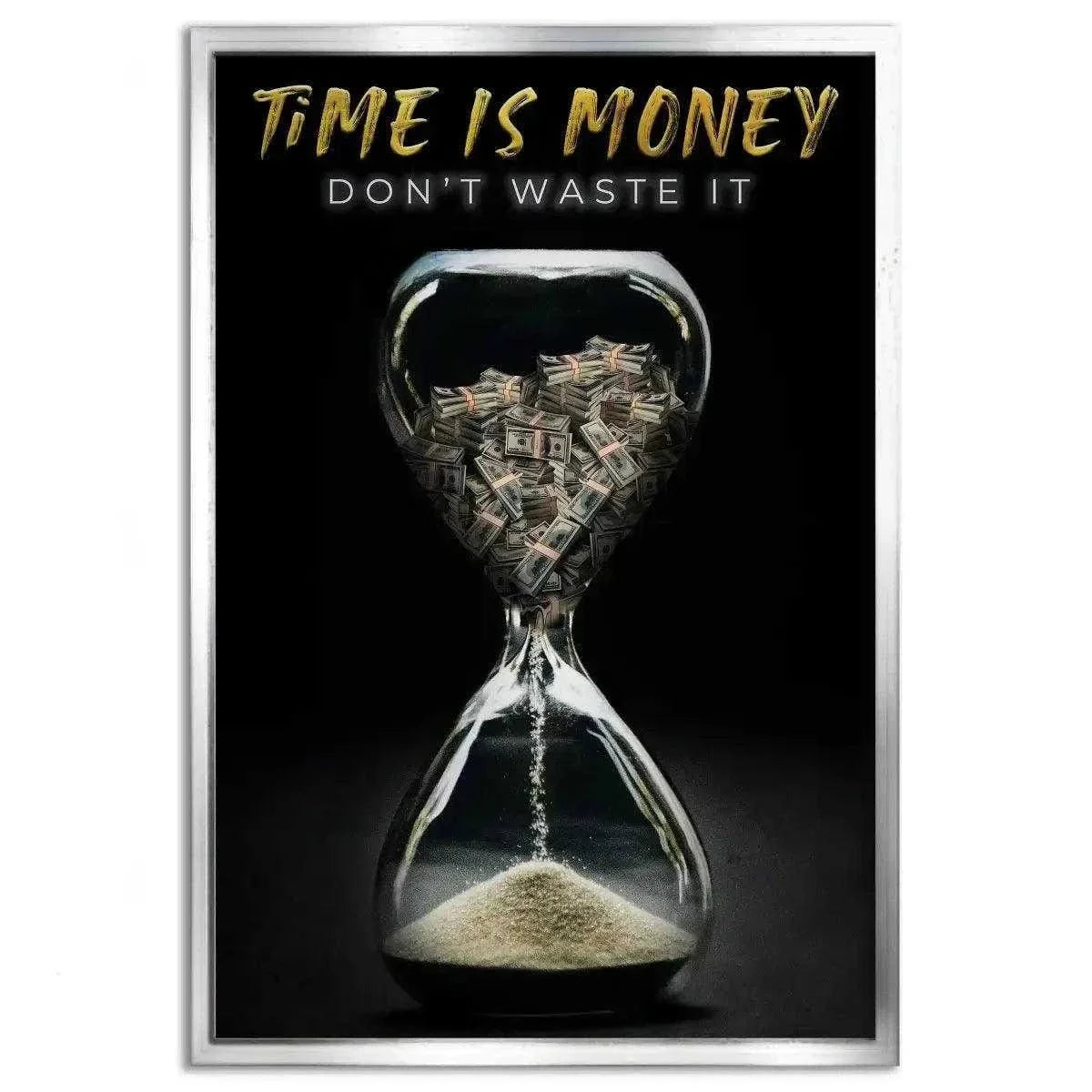 Time is money - Leinwandbild Motivation