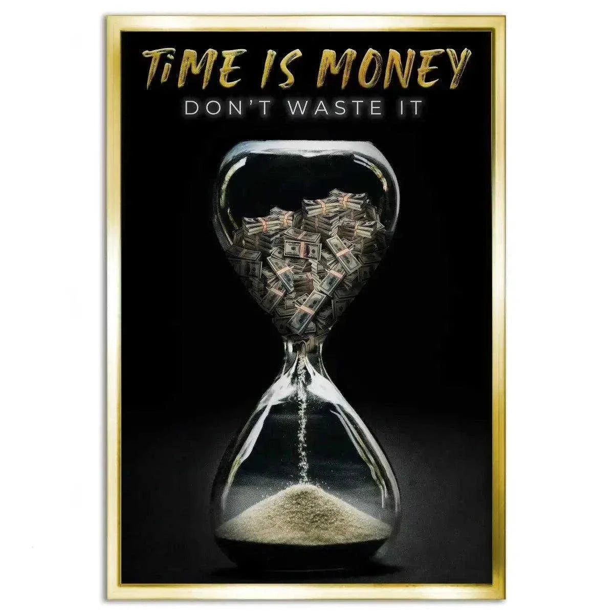 Time is money - Leinwandbild Motivation