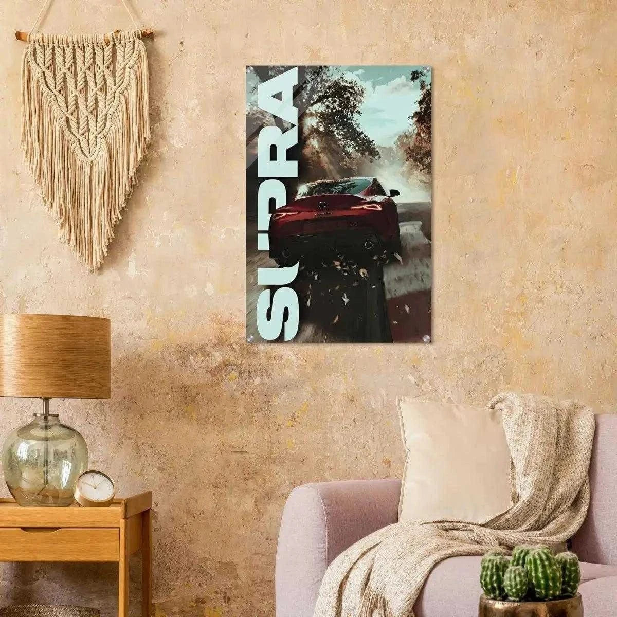 Toyota Supra - Auto Leinwandbild