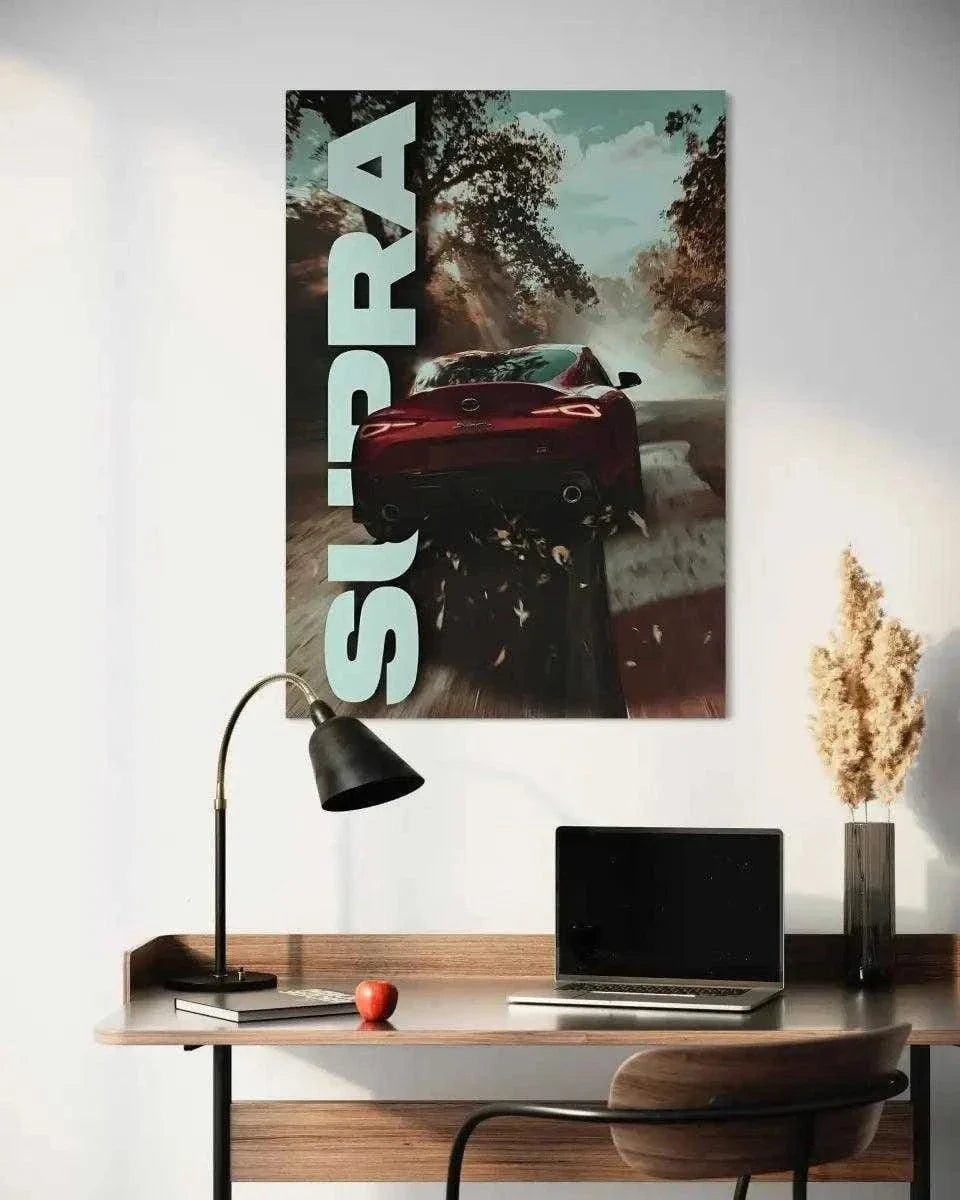 Toyota Supra - Auto Leinwandbild