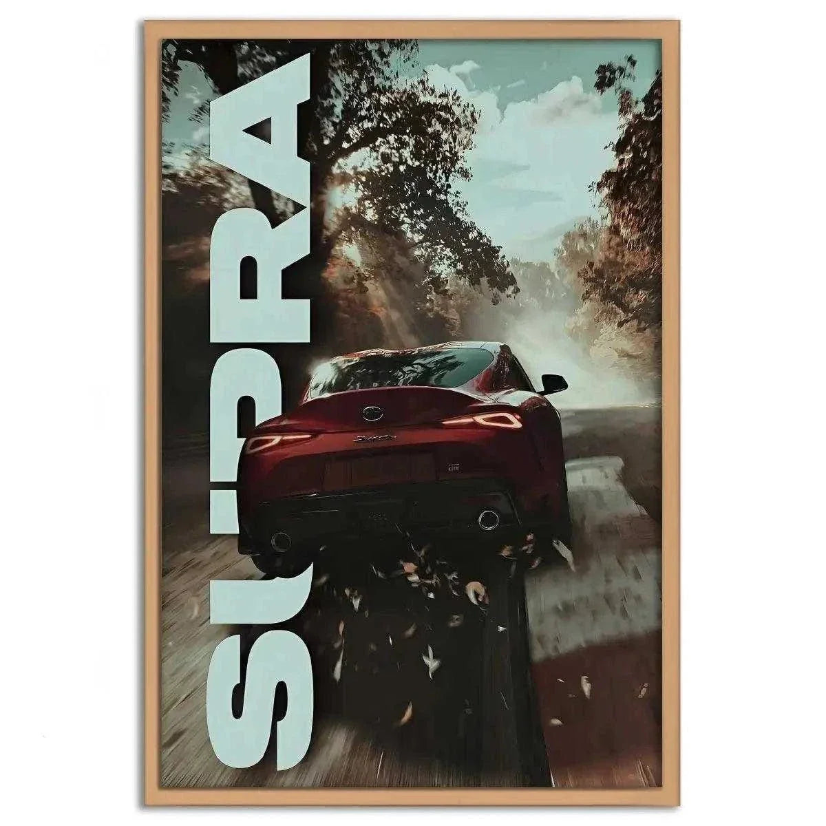 Toyota Supra - Auto Leinwandbild