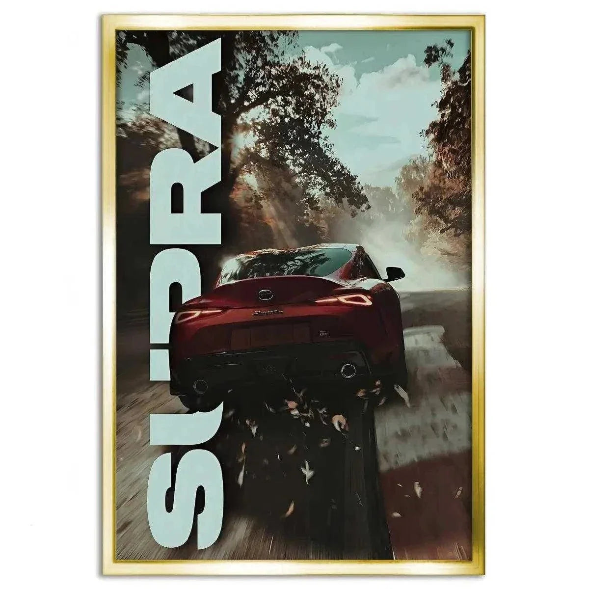 Toyota Supra - Auto Leinwandbild