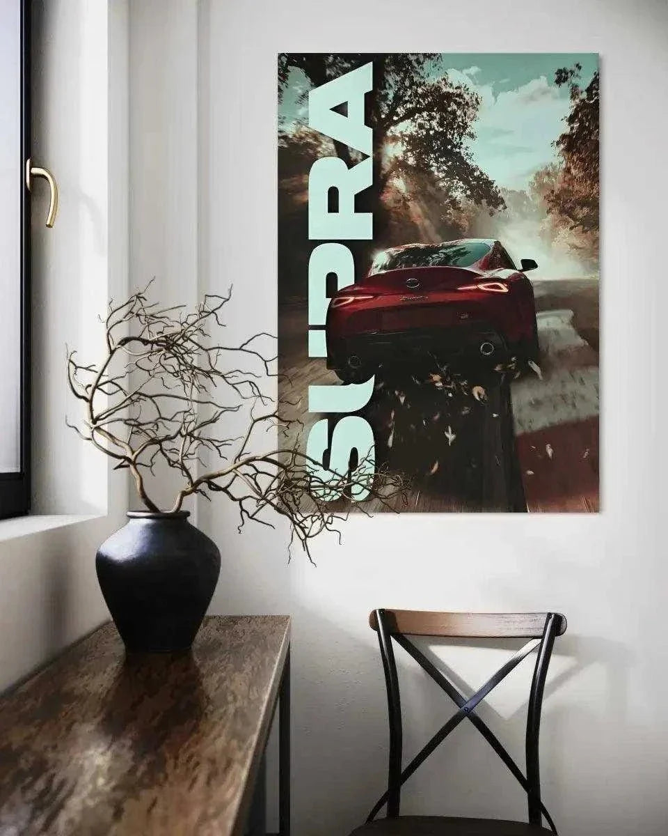 Toyota Supra - Auto Leinwandbild
