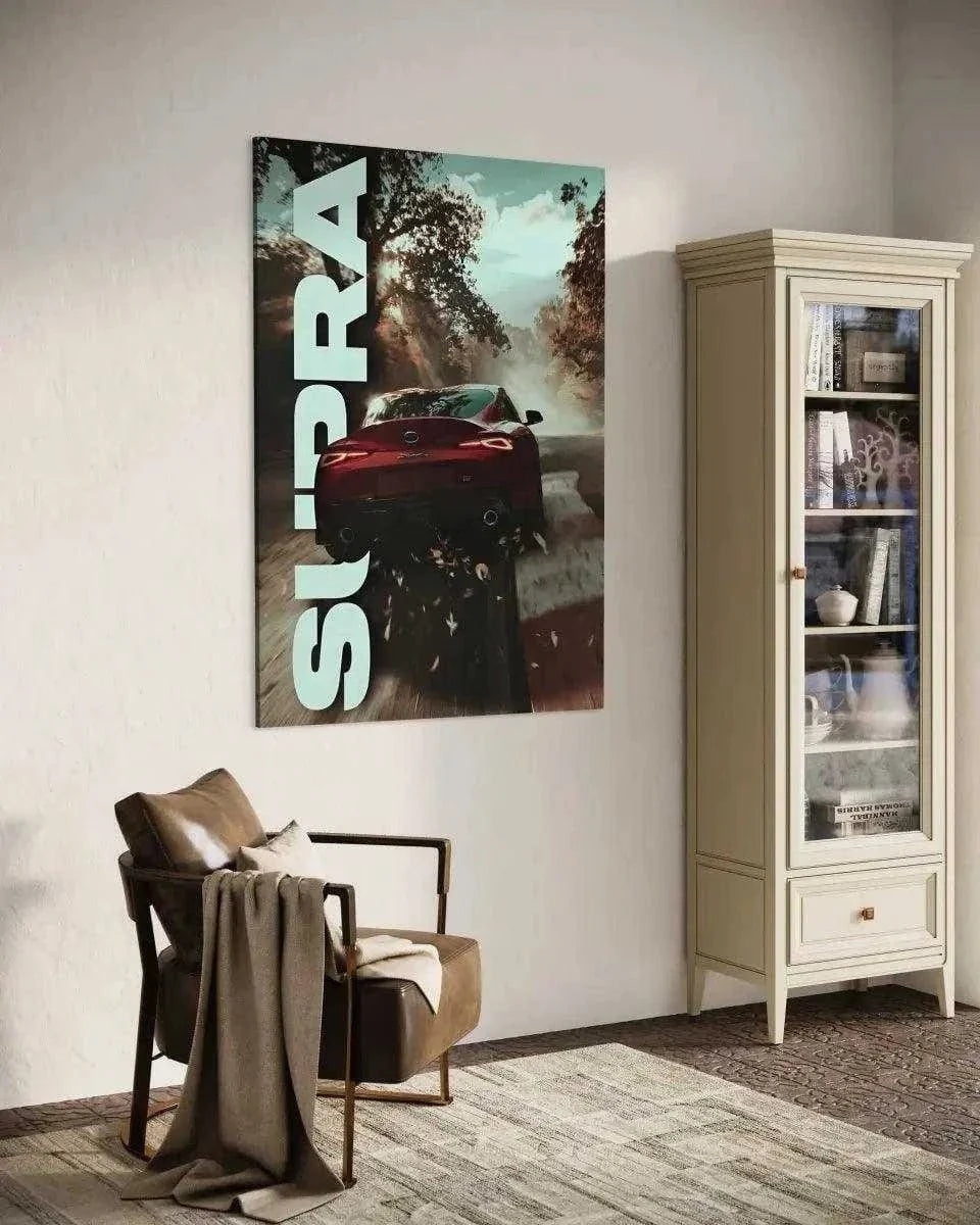 Toyota Supra - Auto Leinwandbild
