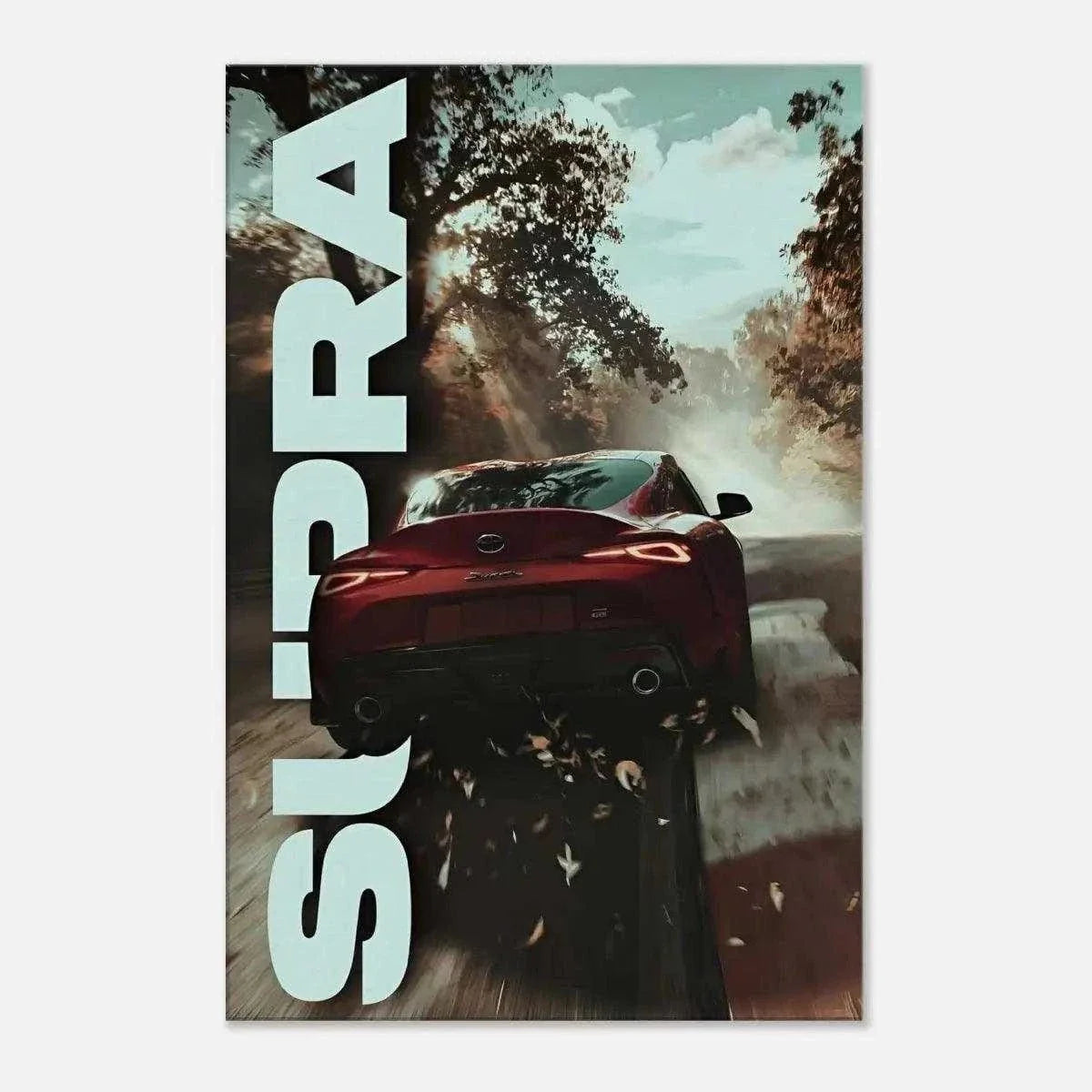 Toyota Supra - Auto Leinwandbild