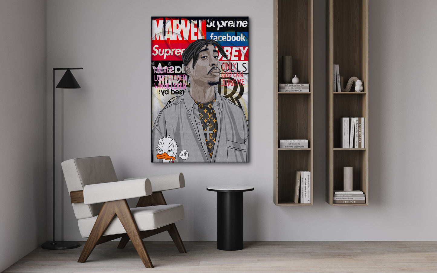 Tupac - Leinwandbild Pop Art