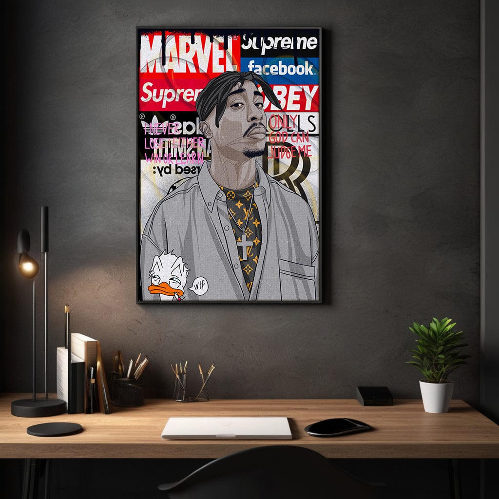Tupac - Leinwandbild Pop Art