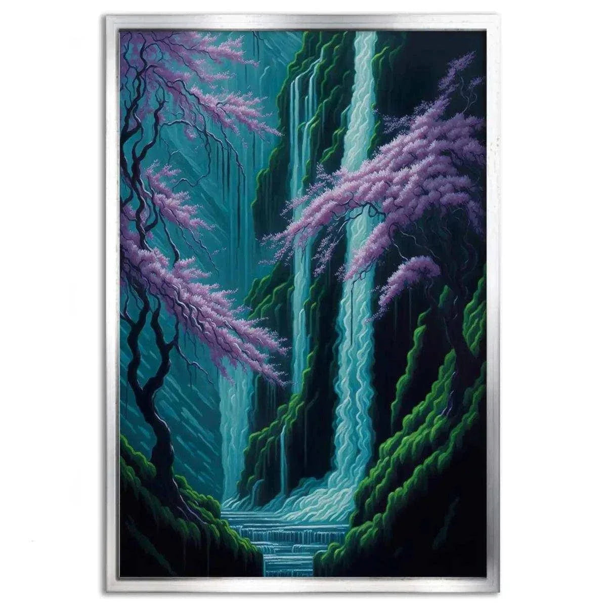 Waterfall - Leinwandbild Japanisch