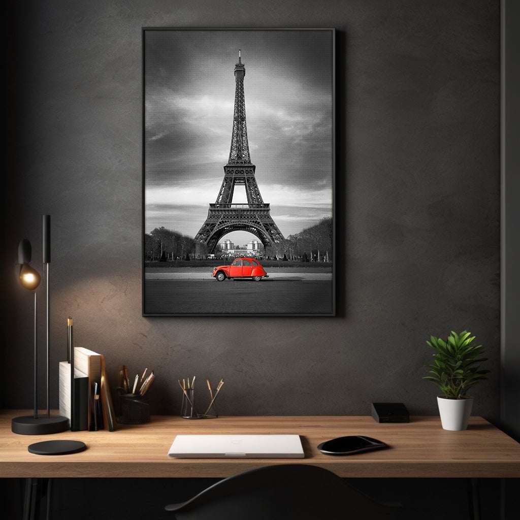 Welcome to Paris - Leinwandbild Stadt