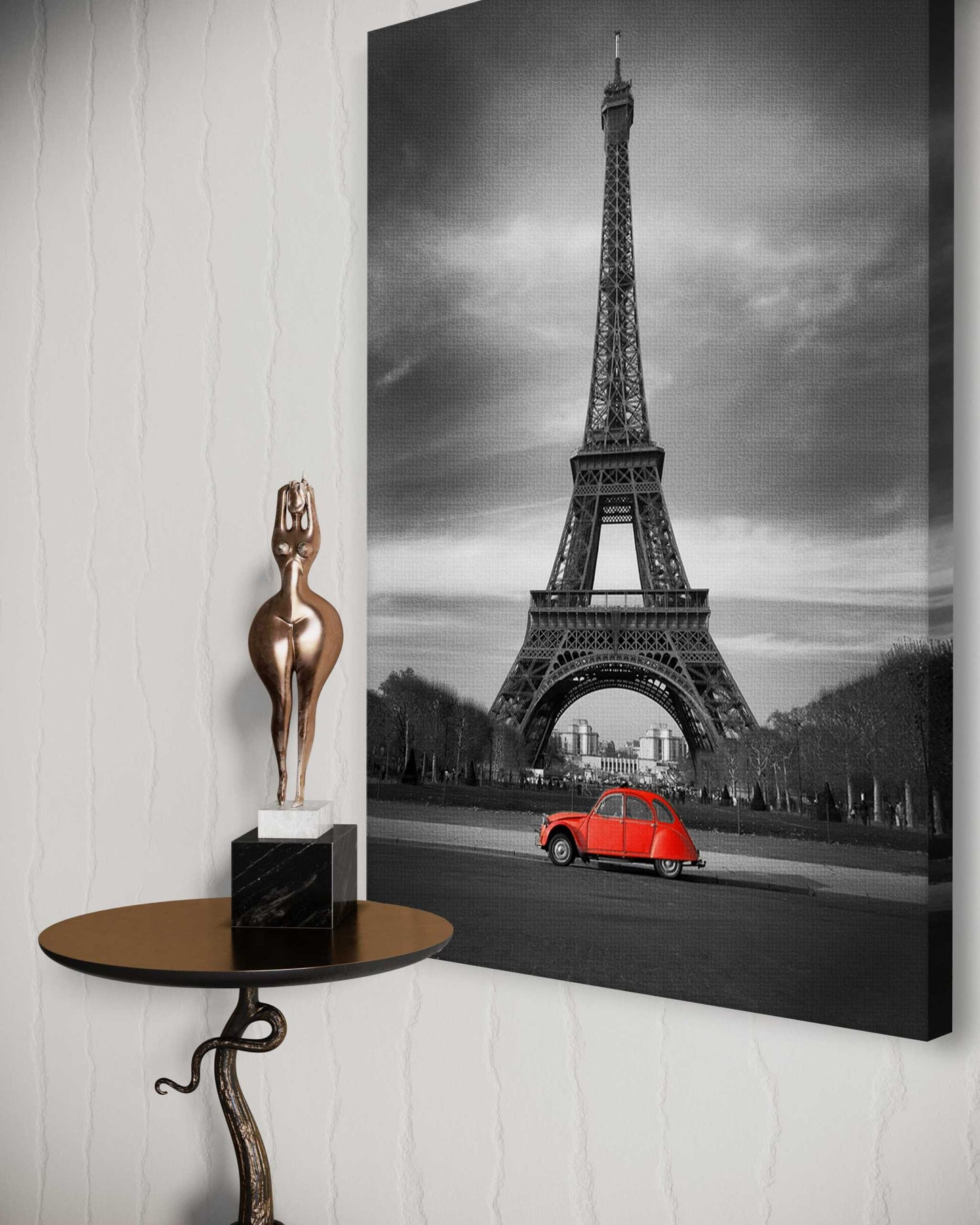 Welcome to Paris - Leinwandbild Stadt