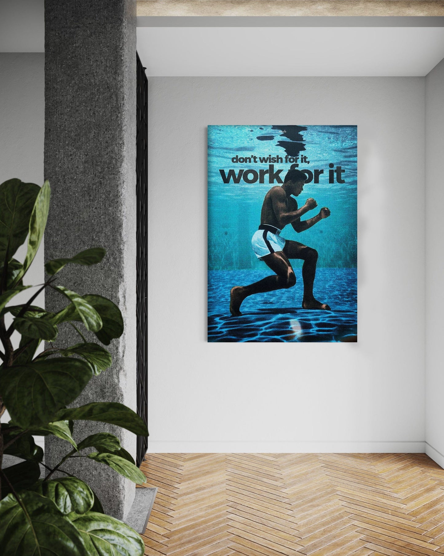 Work for it - Leinwandbild Motivation