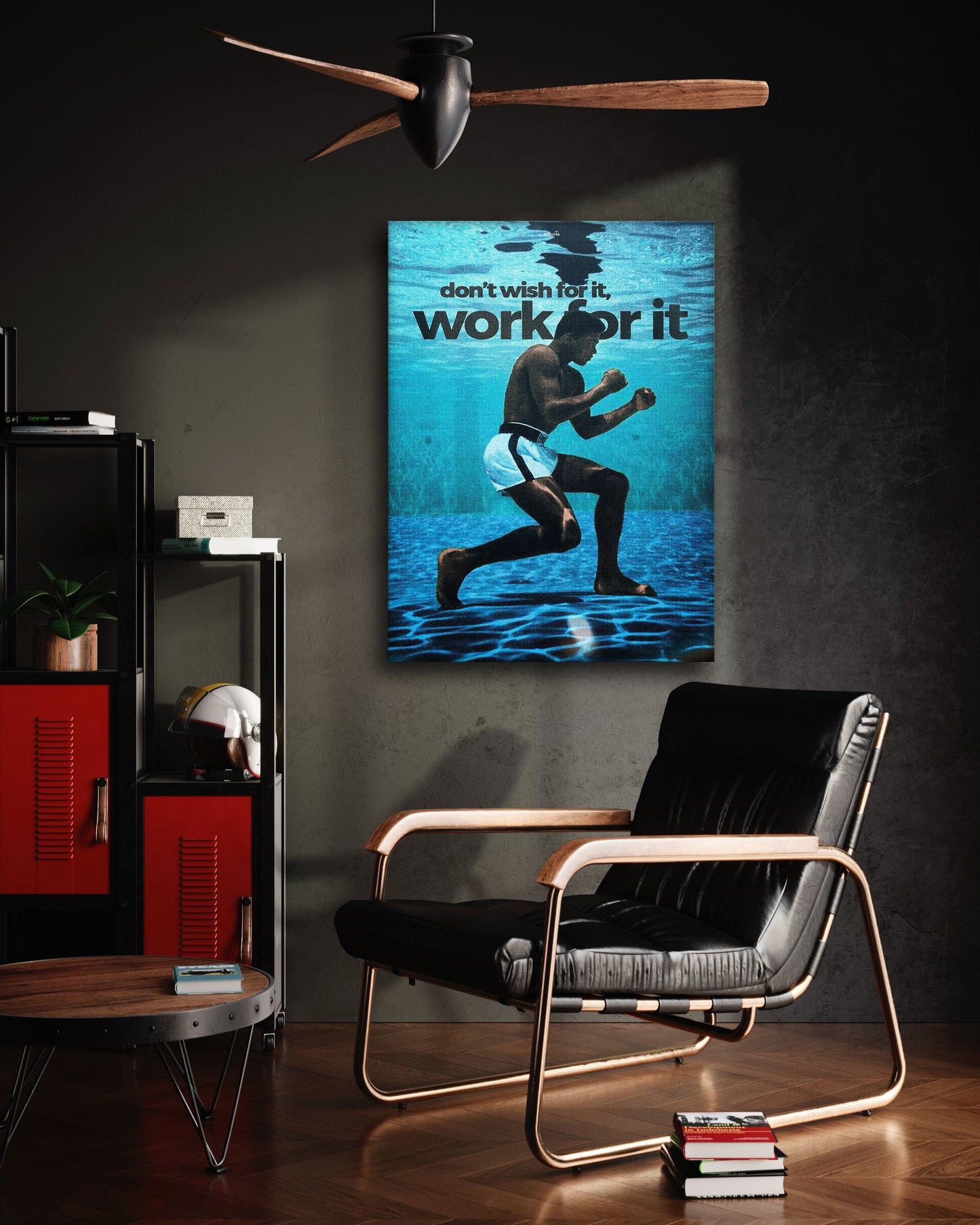 Work for it - Leinwandbild Motivation