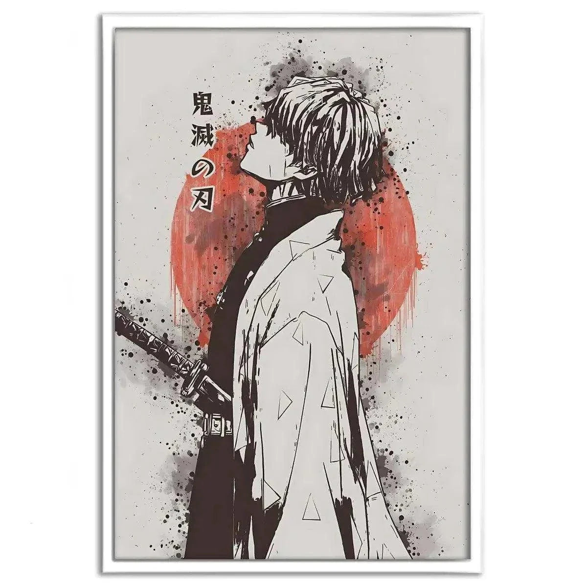 Zenitsu Vintage - Demon Slayer - Anime Leinwandbild