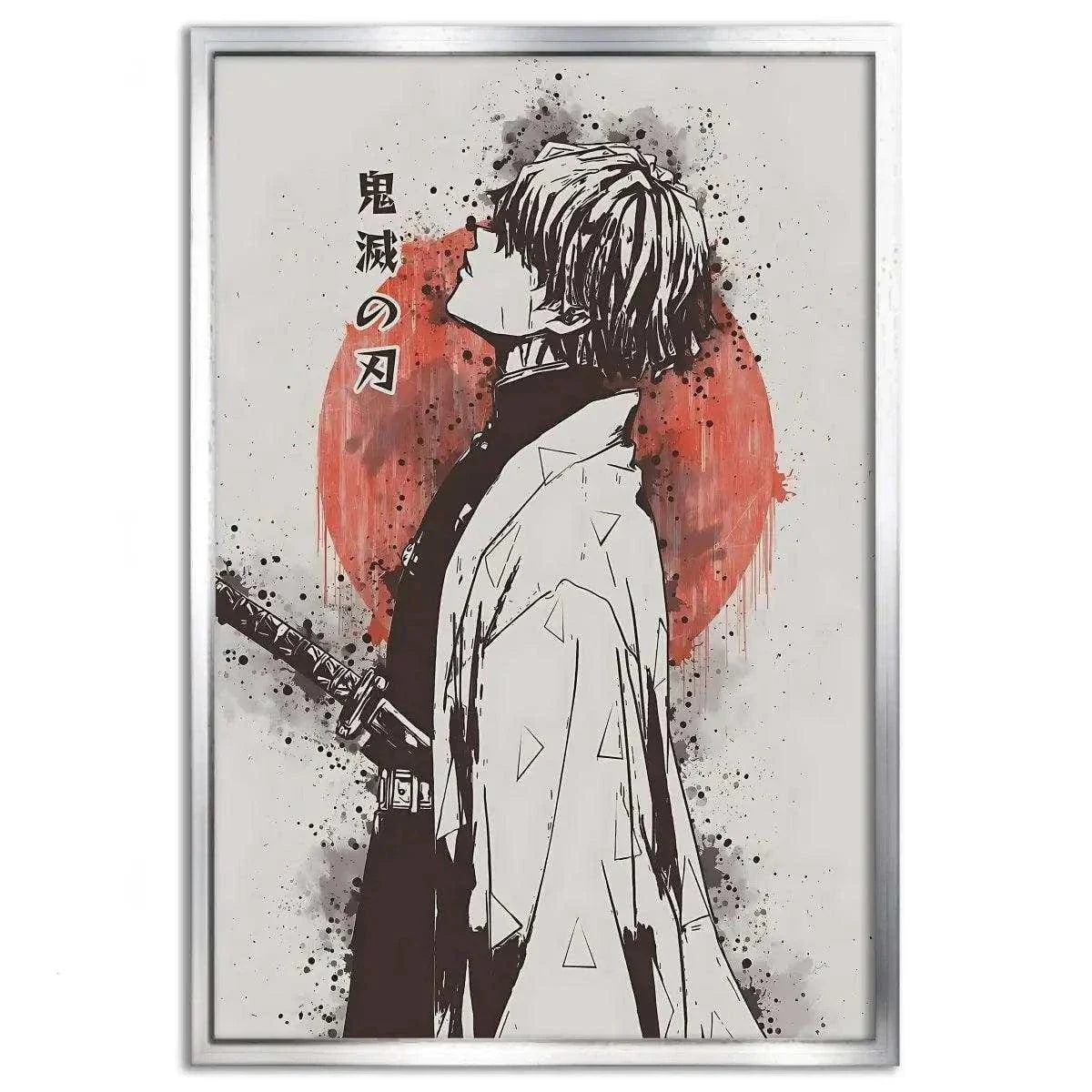 Zenitsu Vintage - Demon Slayer - Anime Leinwandbild