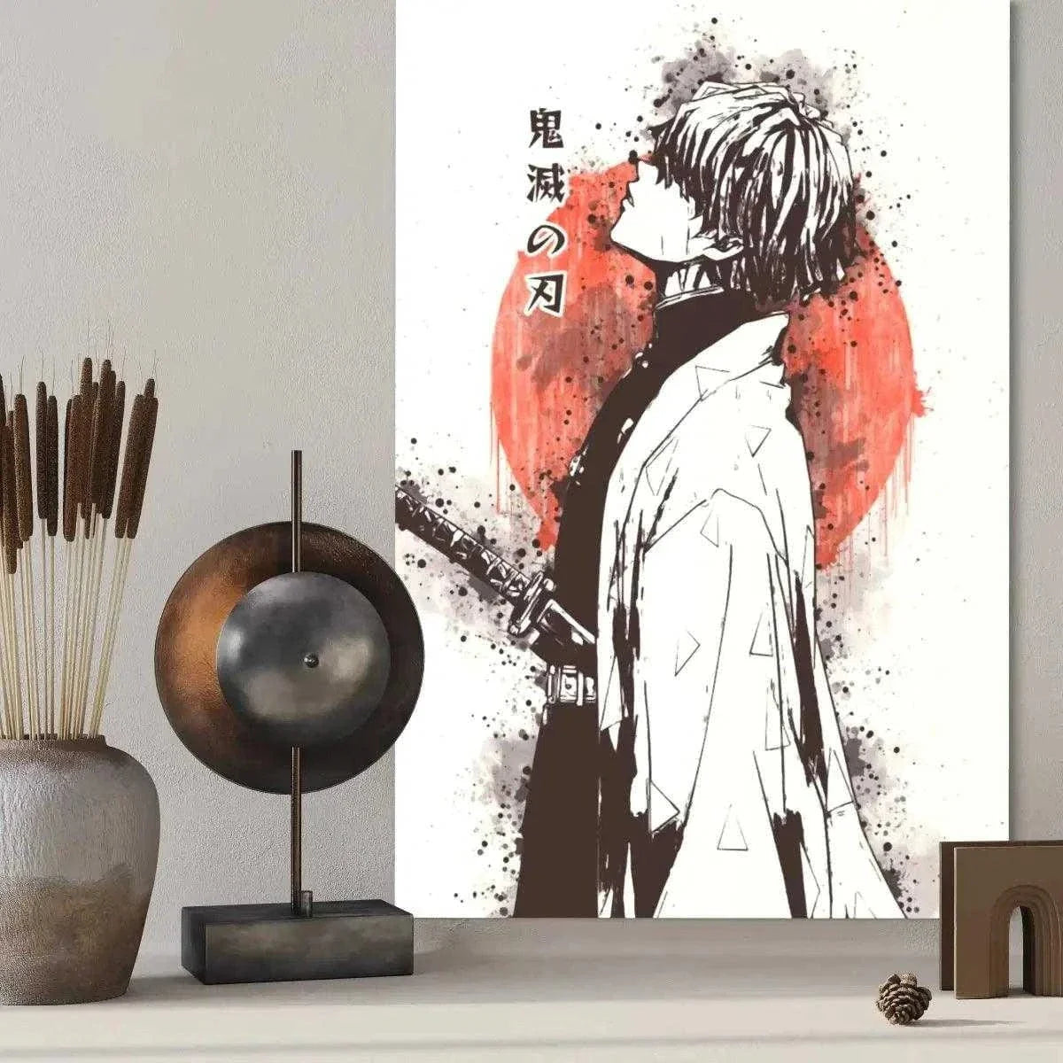 Zenitsu Vintage - Demon Slayer - Anime Leinwandbild