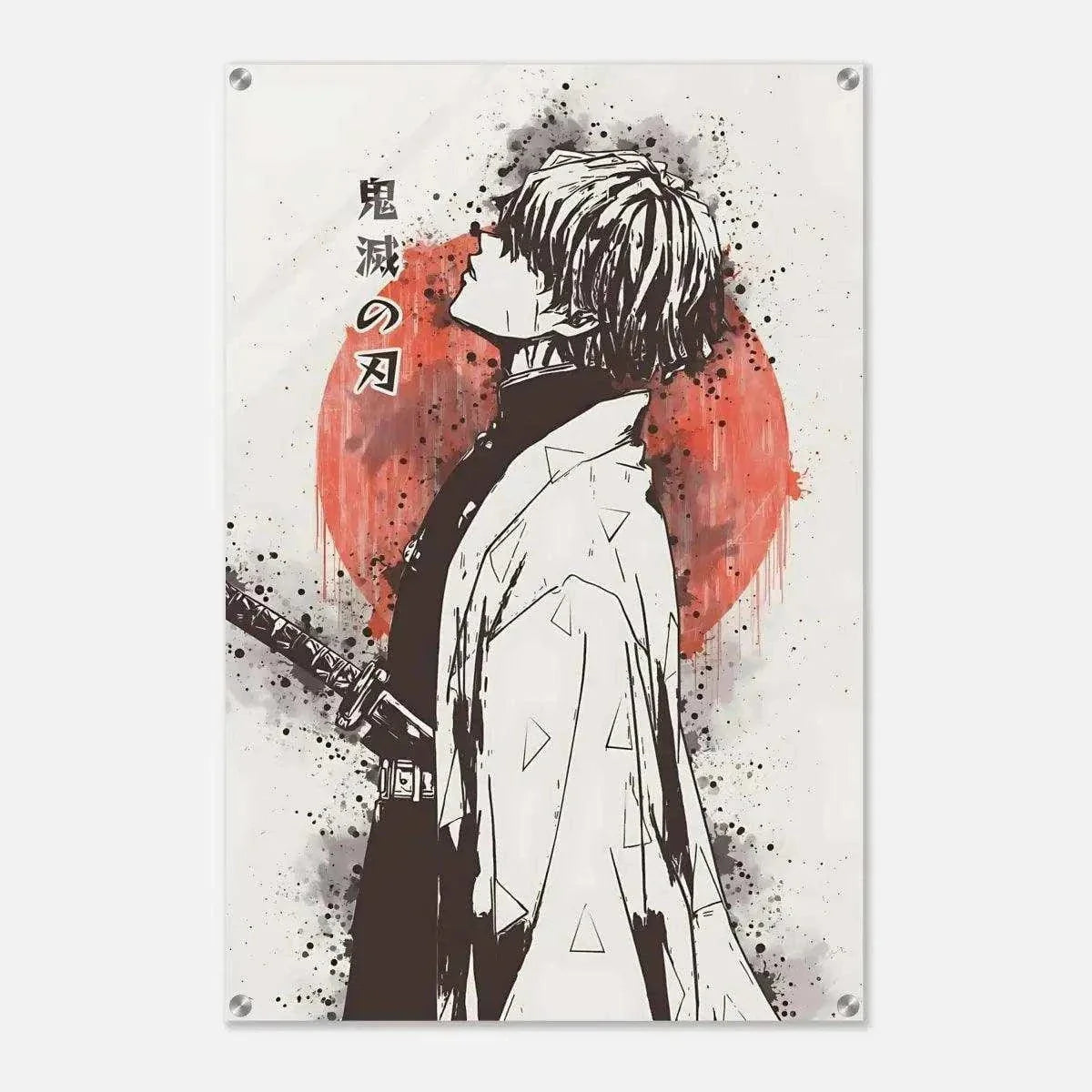 Zenitsu Vintage - Demon Slayer - Anime Leinwandbild