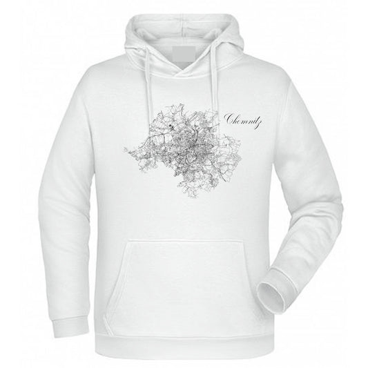 cooler Hoody mit Chemnitz Strassenkarte