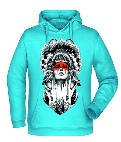 Hoody Indian Spirit in verschiedenen Farben