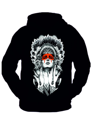 Hoody Indian Spirit in verschiedenen Farben