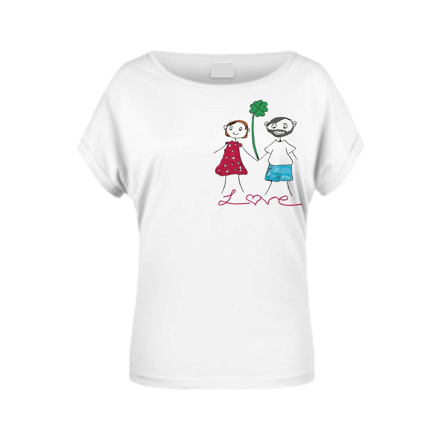 personalisierte Love Shirts und Hoody´s mit Strichmännchen Pefekt für den Valentinstag